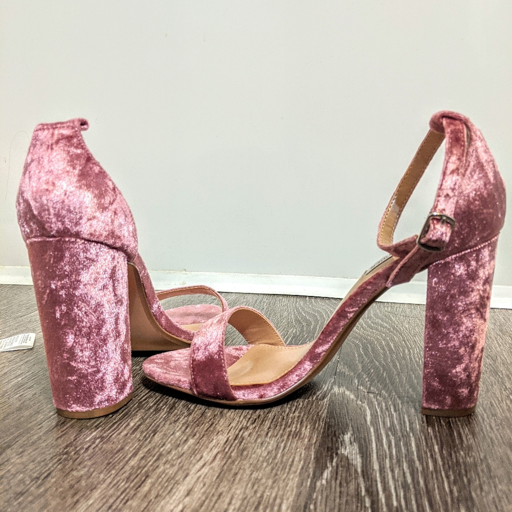 Steve Madden velvet heels